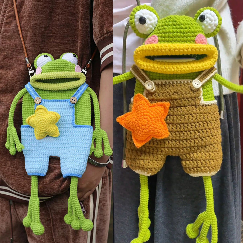 Big Mouth Frog Crossbody Bag