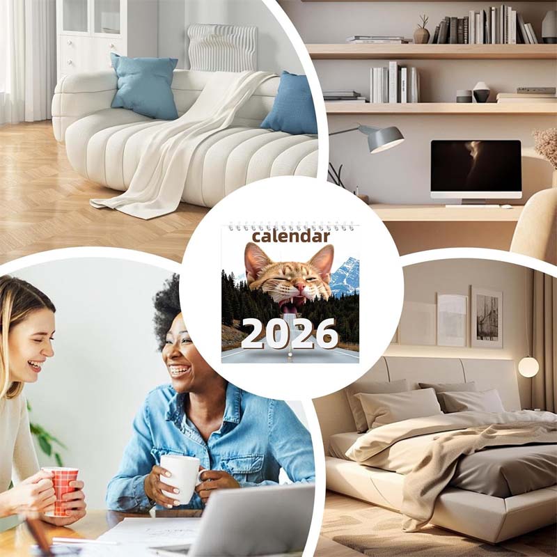 2026 Calendar – Country Farmhouse Wall Art and Monthly Planner 📅