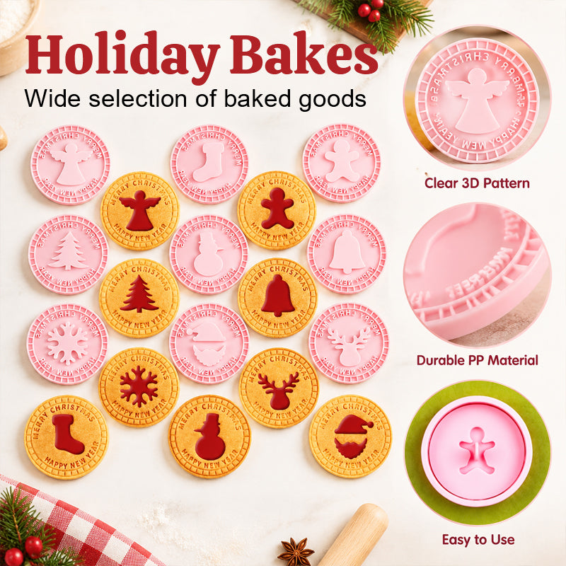 🍪Christmas 3D Stuffed Cookie Press Mold Set