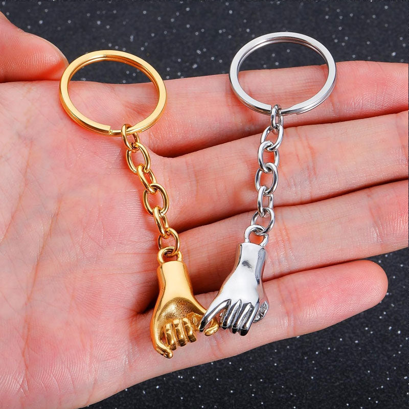 Pinky Promise Couple Keychain Set