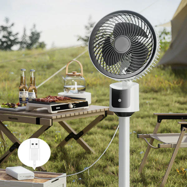 ❄️🔥USB-powered, quiet, energy-saving pedestal fan with airflow🍃