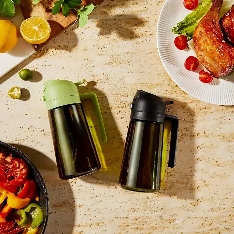 Two in one light-proof oil bottle