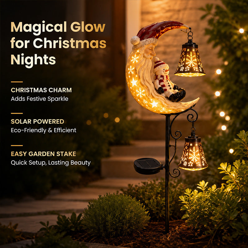 Christmas Snowman Solar Garden Stake Light