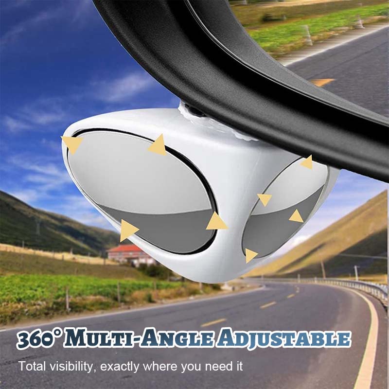 Dual-View Car Blind Spot Mirror