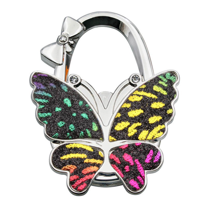 Butterfly Foldable Handbag Hook – Stylish Portable Non-Slip Bag Hanger