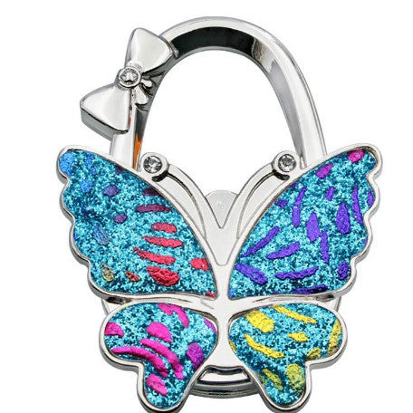 Butterfly Foldable Handbag Hook – Stylish Portable Non-Slip Bag Hanger