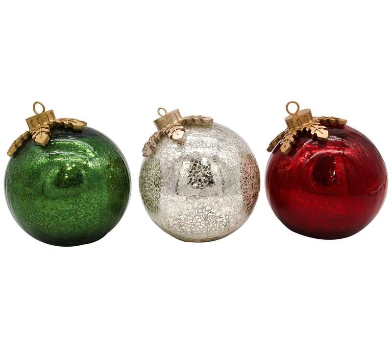 🎅Glass Tabletop Christmas Ornaments🔔🎁