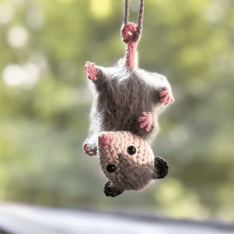 🔥 LAST DAY 49% OFF-Possum Car Charm(100% handmade knitting)
