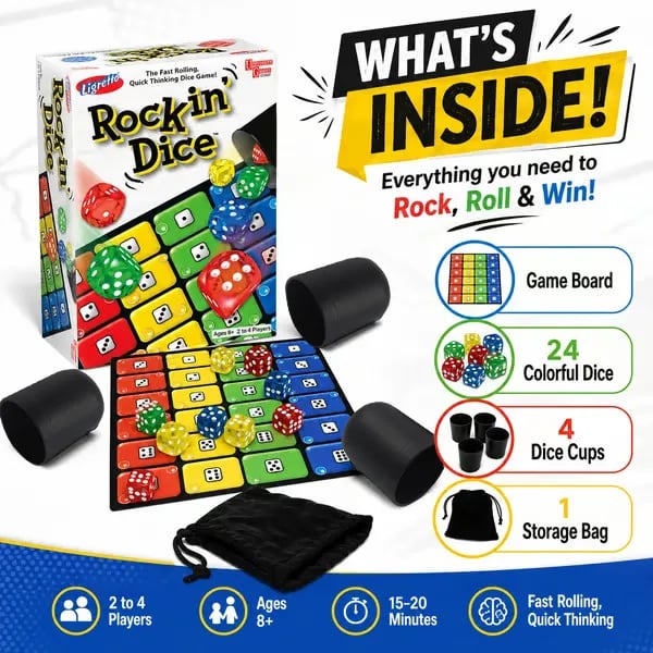 🎲Fast-Paced Family Dice Game – Roll, Race & Win! 🔥