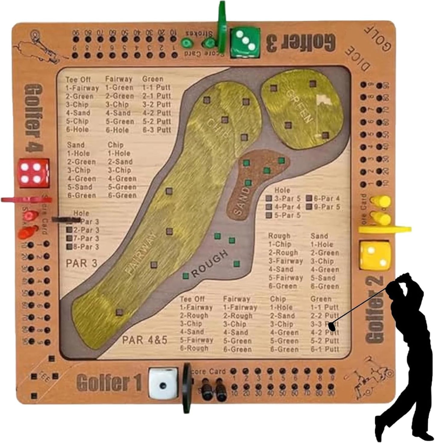 ⛳Tabletop Dice Golf Game🎲✨