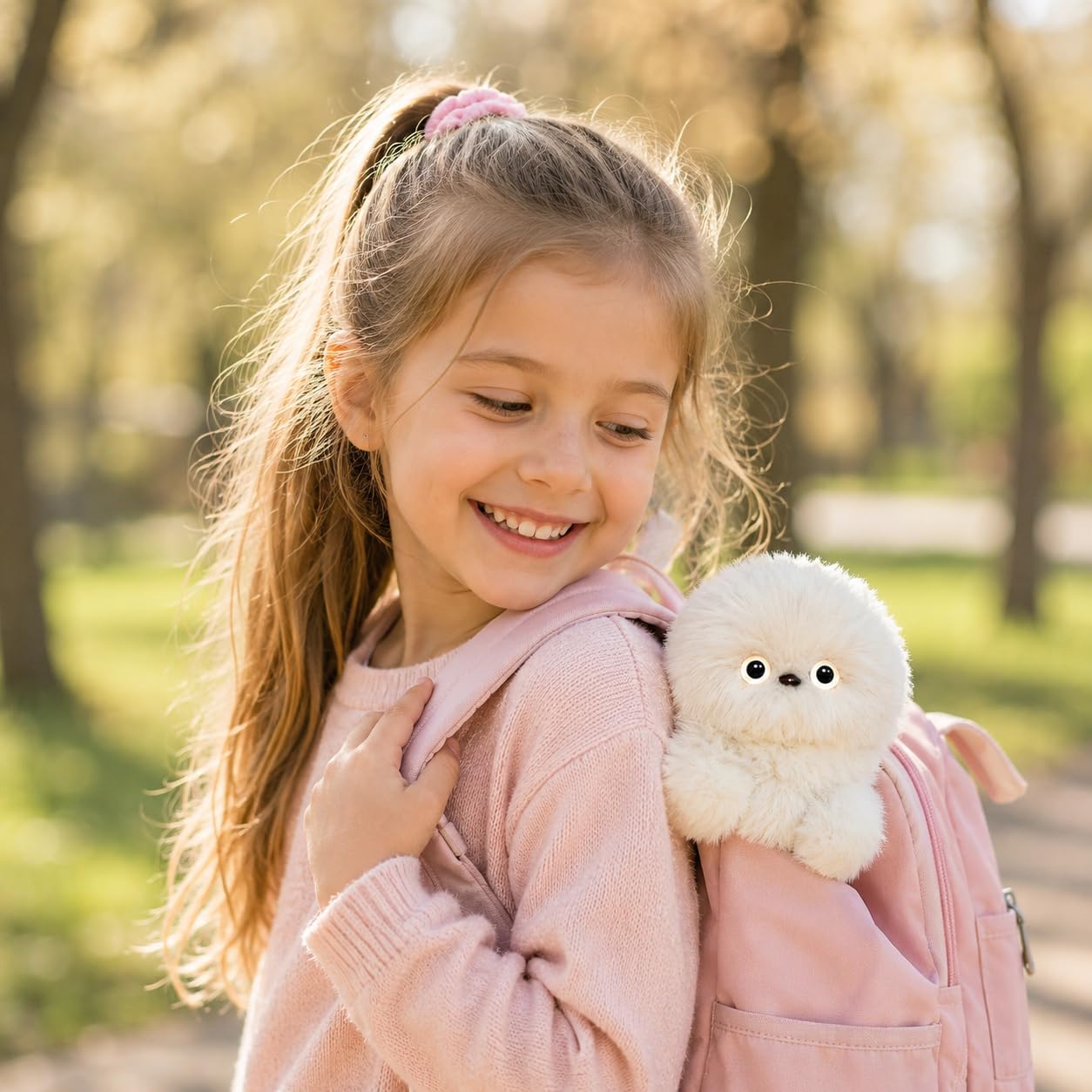 ✨Cute AI Shy Emotional Companionship Robot Doll Bag Charm Plush Toy👜-It Can Sing, Turn Its Head, and Learn to Speak🤖