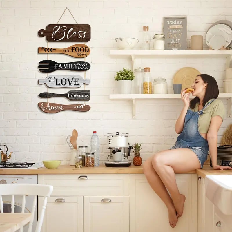 🔥LAST DAY 50% OFF - Wooden Kitchen Wall Decor
