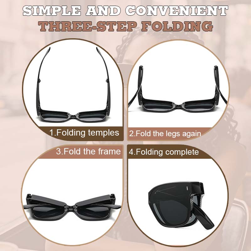 💥 Innovative Dual-Mode Clip-On Sunglasses for Glasses Wearers 💥