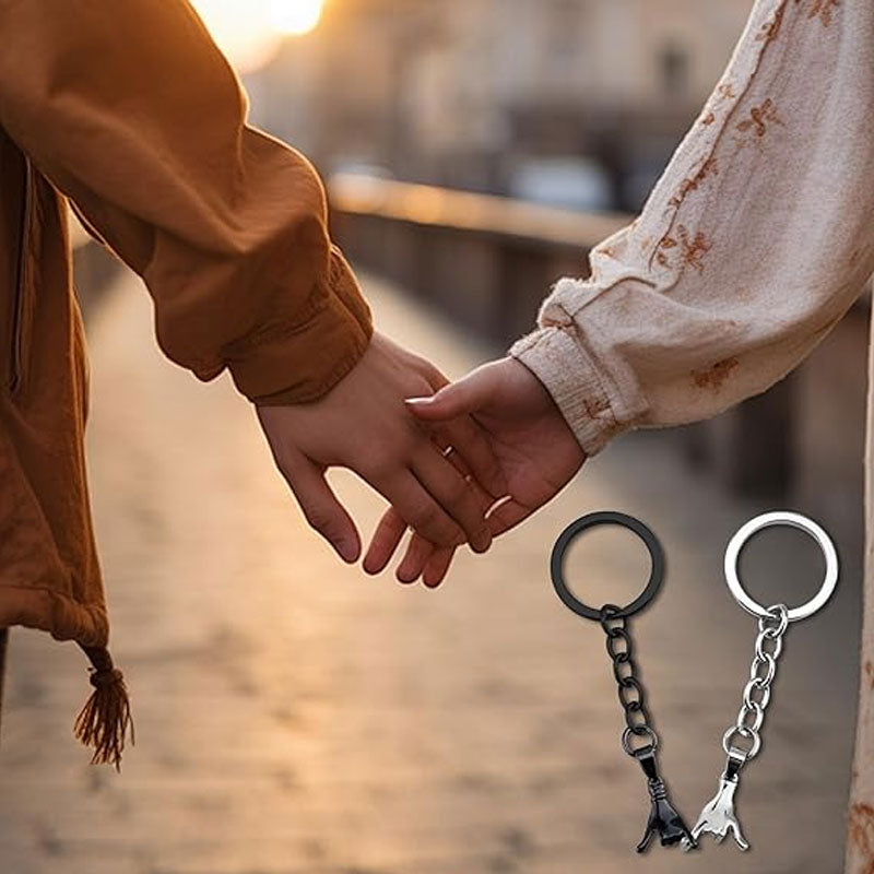 Pinky Promise Couple Keychain Set