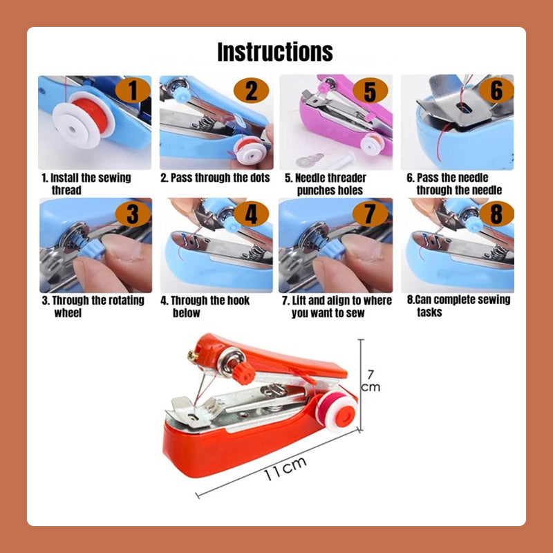 Portable Mini Manual Sewing Machine