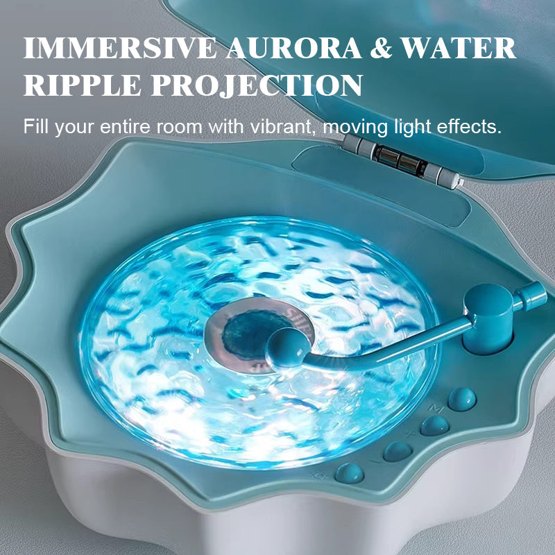 Enchanted Shell 3-in-1 Aurora Projector & Bluetooth Speaker