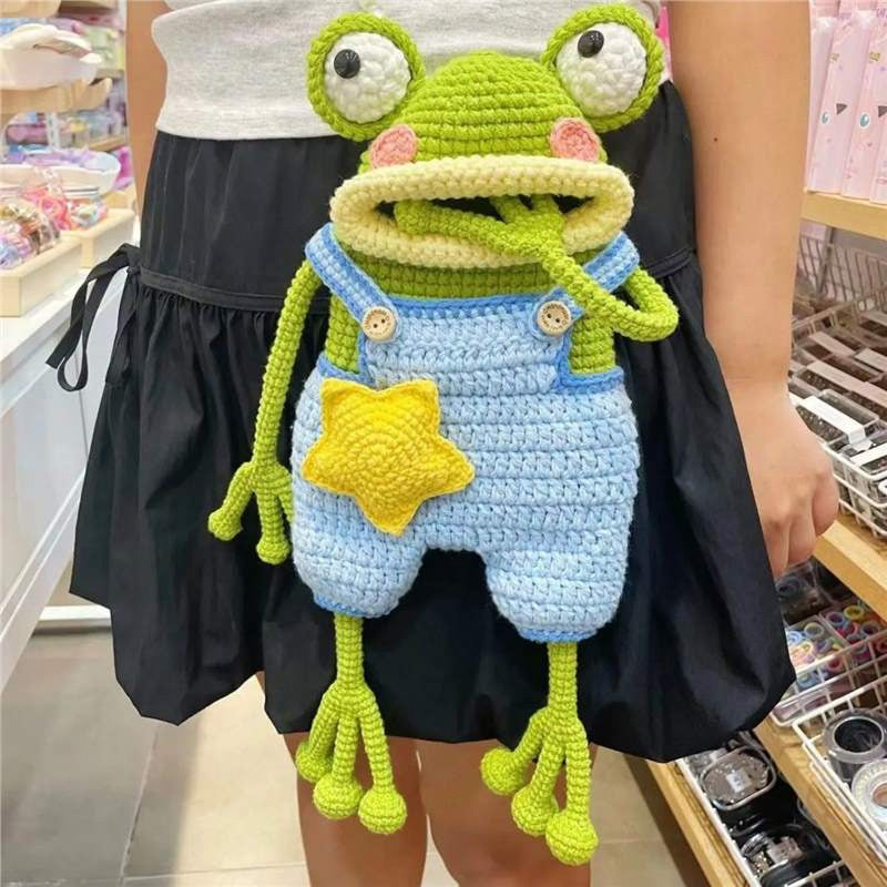 Big Mouth Frog Crossbody Bag
