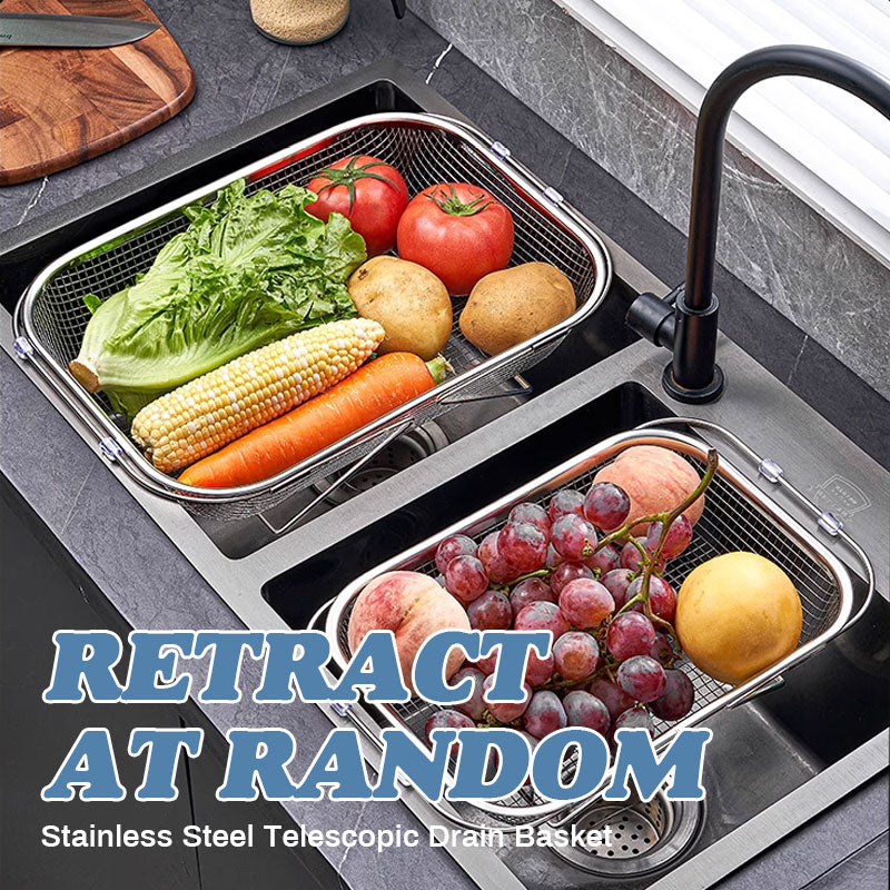Stainless Steel Telescopic Drain Basket