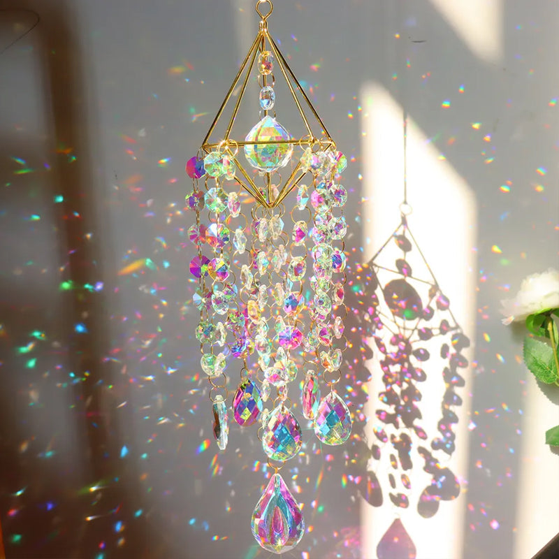Crystal Iridescent Wind Chime