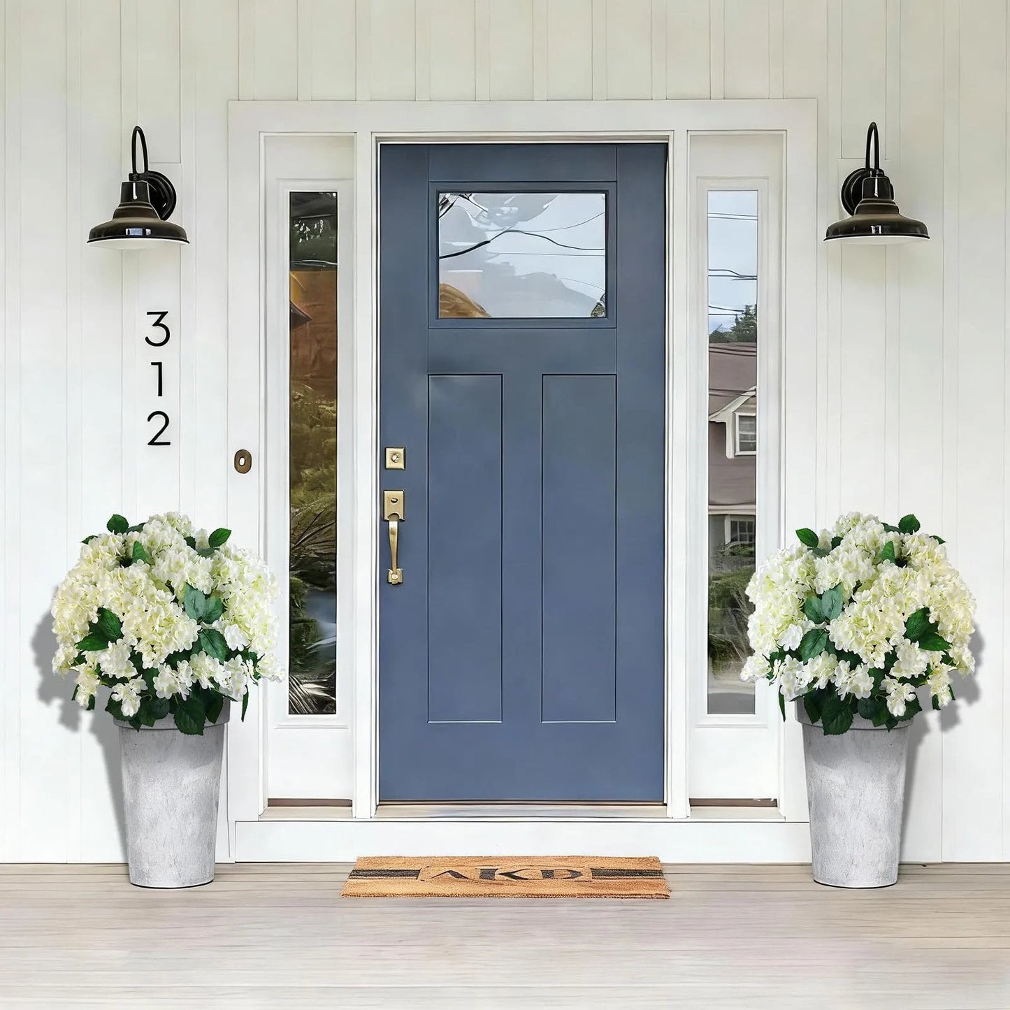 🌼Artificial hydrangeas for outdoor use – UV-resistant, waterproof, and wind-resistant💐🌸