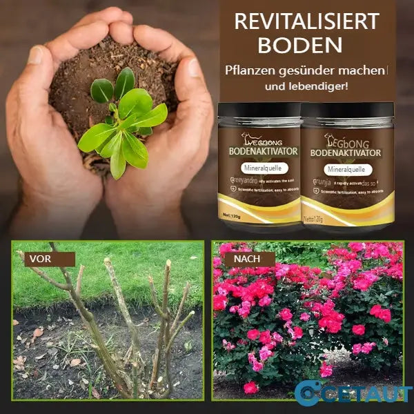 🌿💪 ECOCERT-certified soil activator – Strengthens your soil and promotes lush growth with ease! 🌼✅