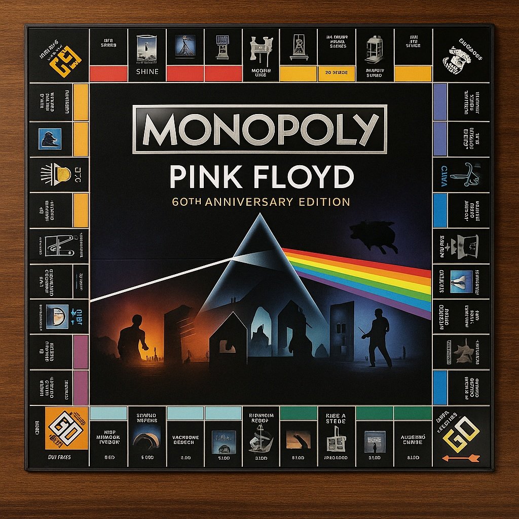 MONOPOLY: Pink Floyd 60th Anniversary Edition