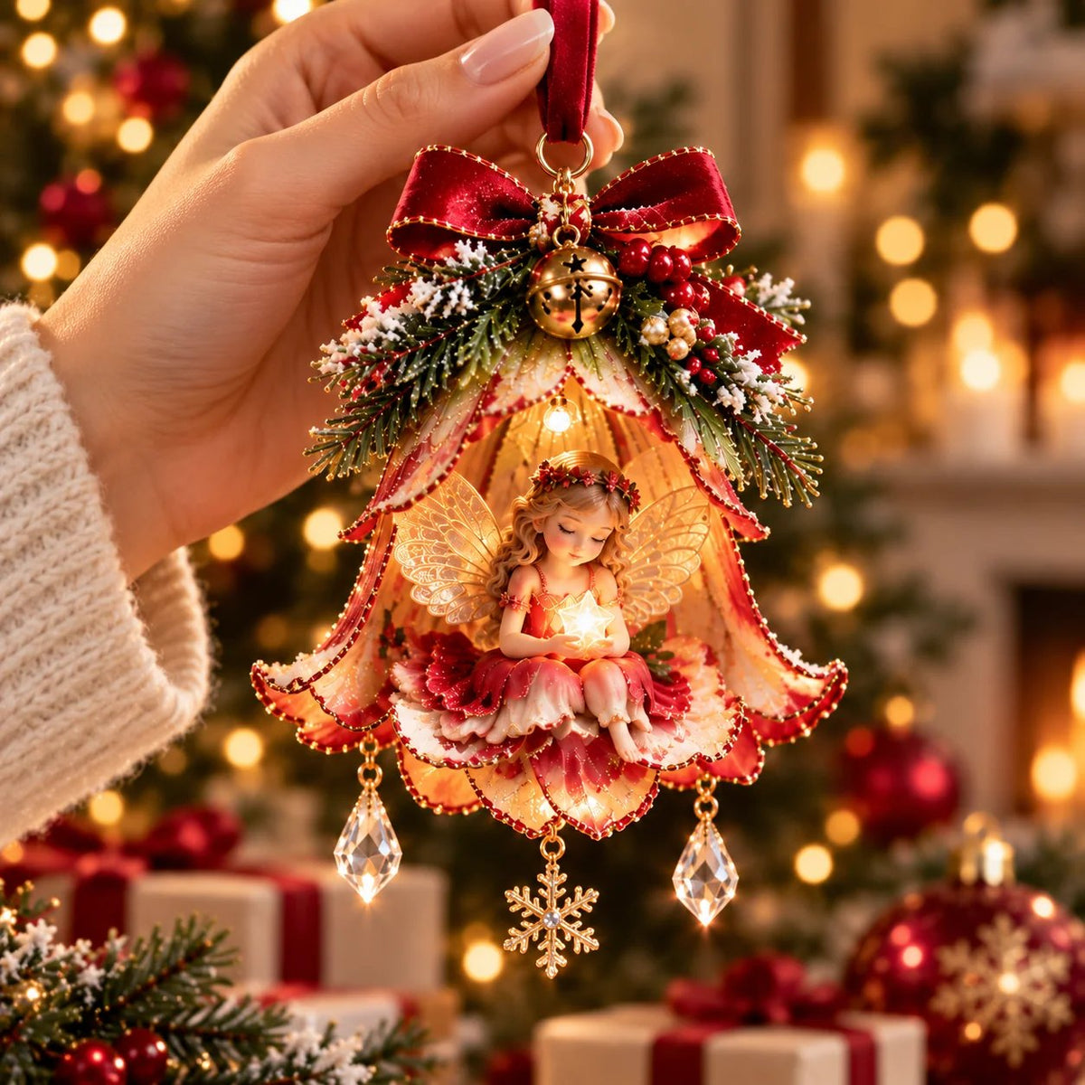 🧚‍♀️✨ Enchanted Fairy Bell Christmas Ornament™