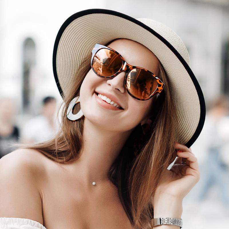 😎Sunglasses with UV380 protection, suitable for glasses