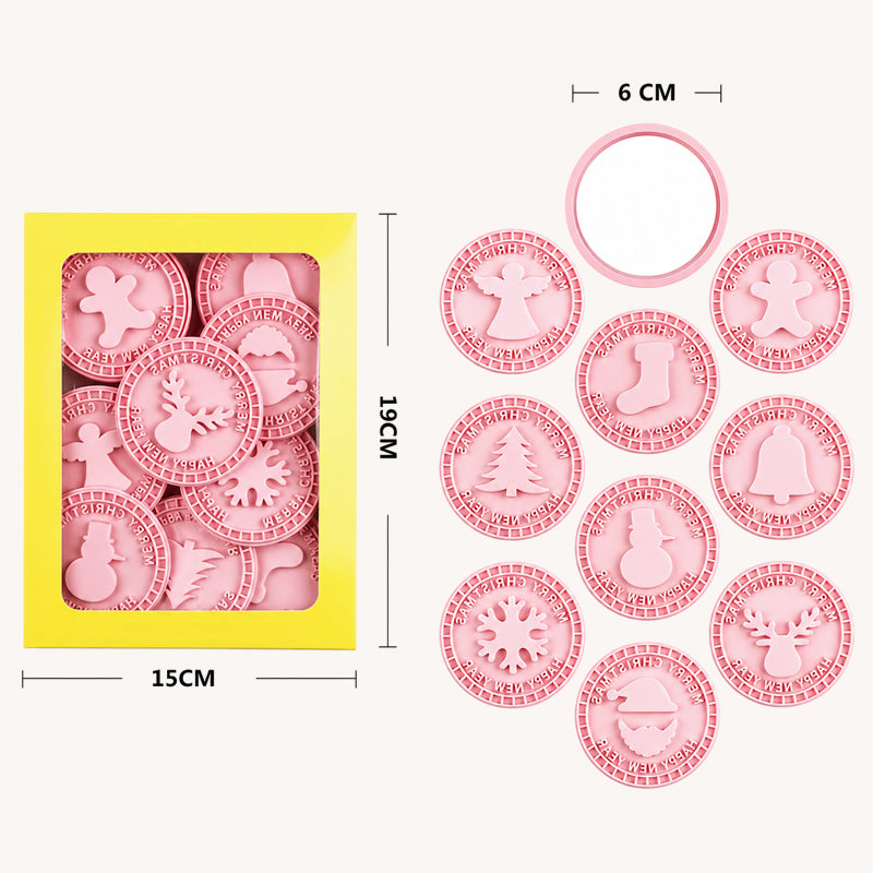 🍪Christmas 3D Stuffed Cookie Press Mold Set