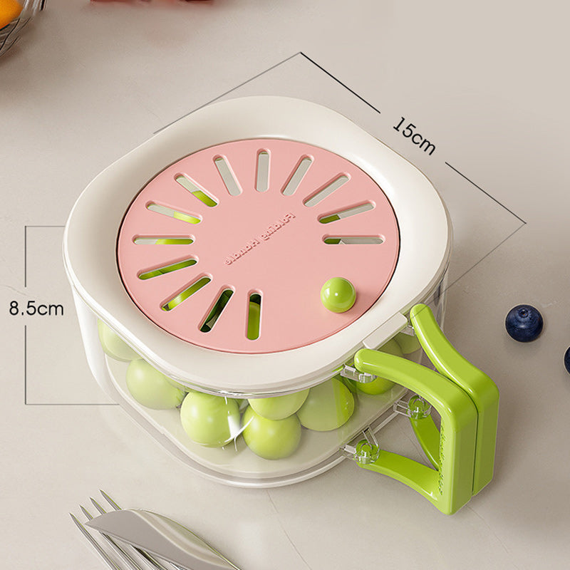 2-in-1 Multifunctional Telescopic Drainage Basket for Fruits and Vegetables