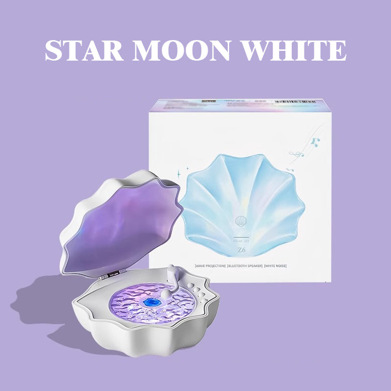 Enchanted Shell 3-in-1 Aurora Projector & Bluetooth Speaker