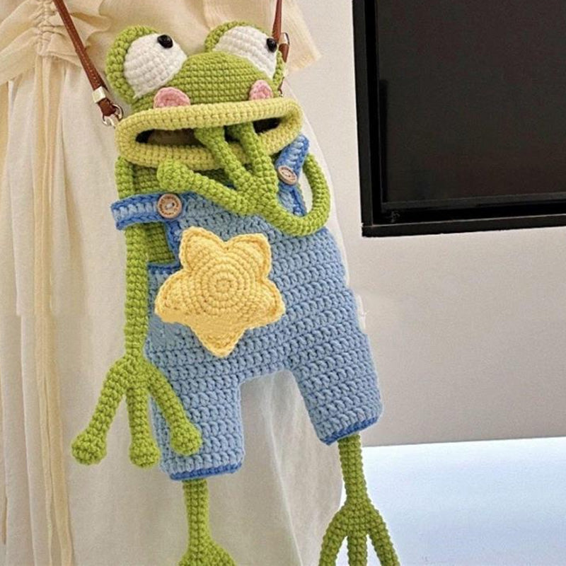 Big Mouth Frog Crossbody Bag