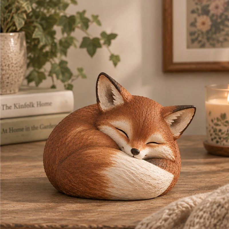 Rustic Red Fox Figurine