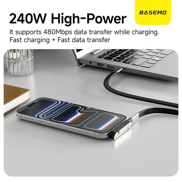L'adattatore ibrido Power-Stand definitivo da 240 W ⚡: la soluzione all-in-one per ricarica rapida e visualizzazione