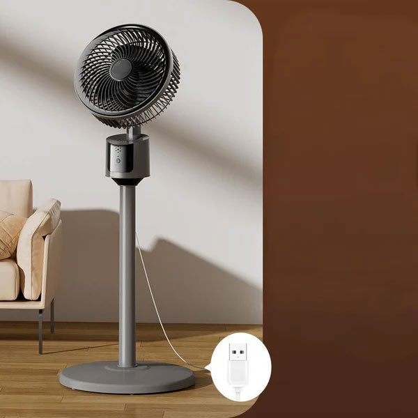 ❄️🔥USB-powered, quiet, energy-saving pedestal fan with airflow🍃