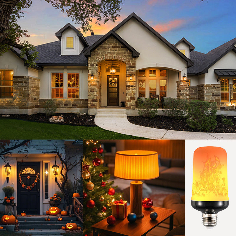 Dynamic flame bulb