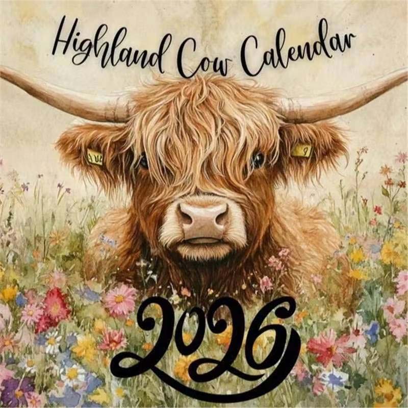 2026 Calendar – Country Farmhouse Wall Art and Monthly Planner 📅
