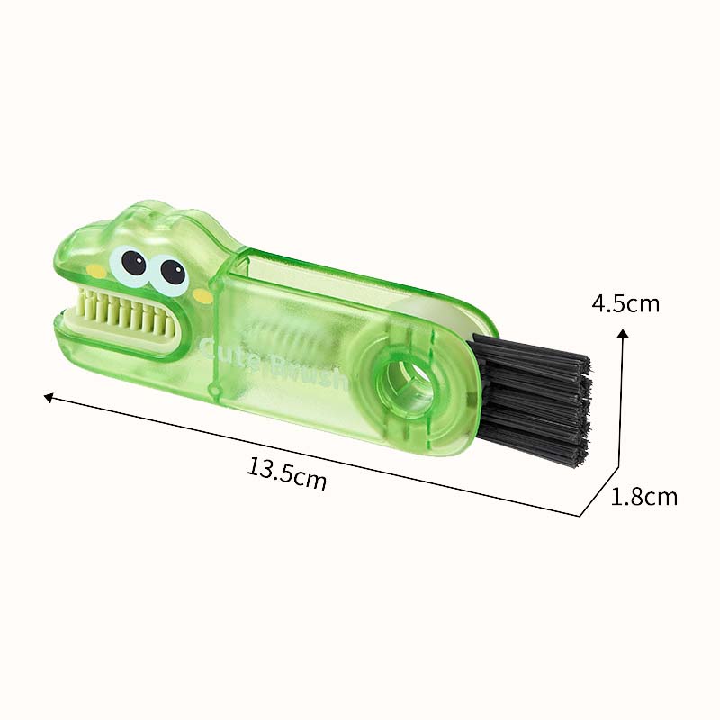 🐊 Crocodile Multifunctional Cleaning Brush – 3 Brush Heads for All Cup Types