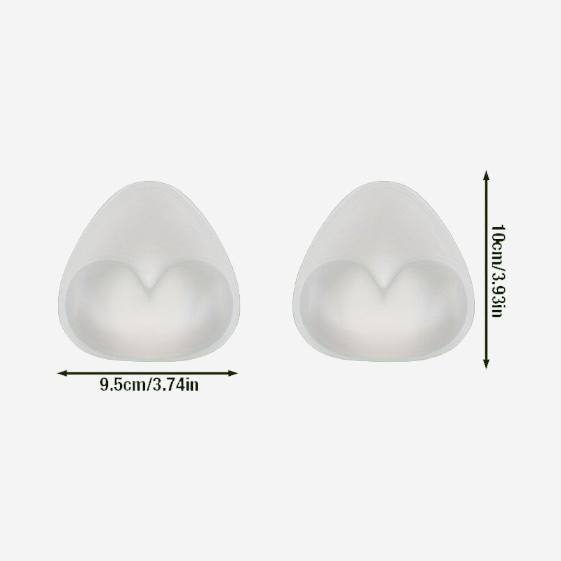 Invisible Push-Up Triangle Bra Pads for Swimwear & Bikinis | Self-Adhesive Waterproof Breast Enhancers | Reusable & Discreet Inserts