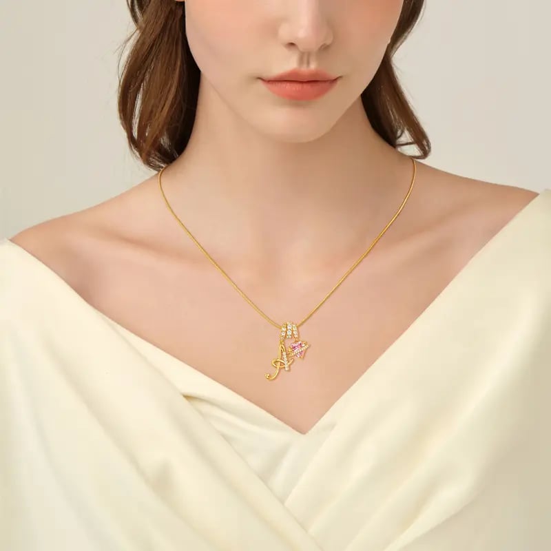 Art Design Letter Necklace