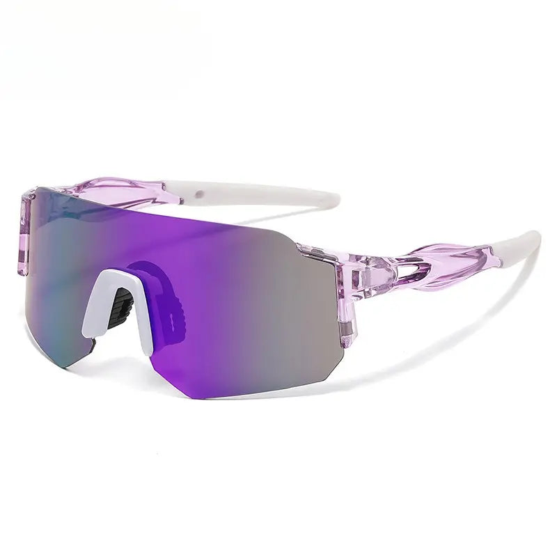 Colorful Windproof UV400 Sports Sunglasses for Outdoor Fishing