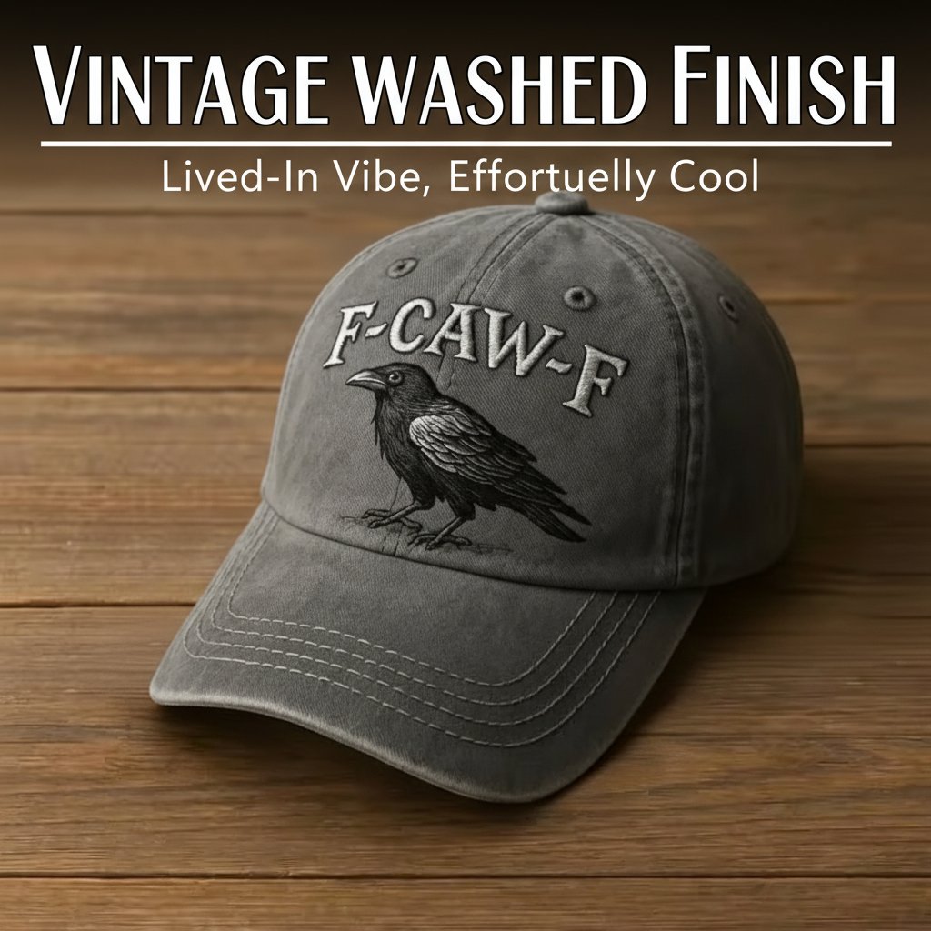 🔥Last Day 49% OFF - 🐦‍⬛F-CAW-F Crow Hat