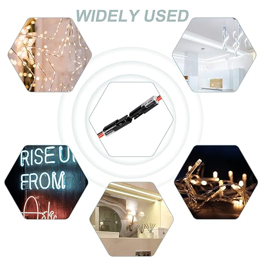 🔥Double-wire plug connector with lockable buckle