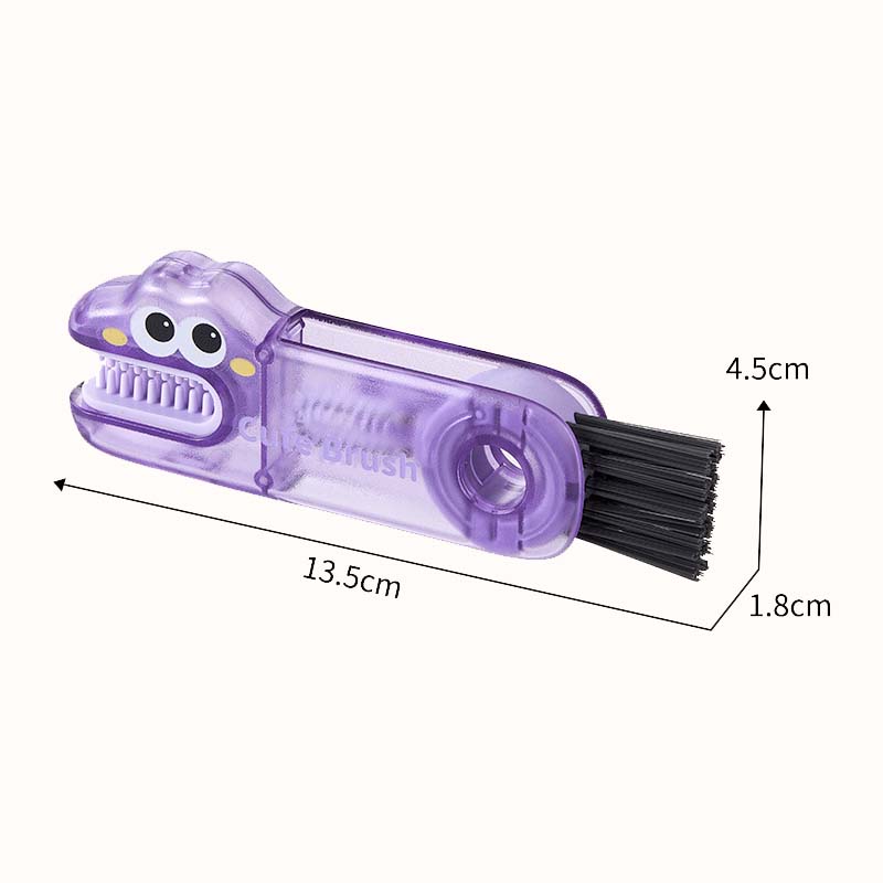 🐊 Crocodile Multifunctional Cleaning Brush – 3 Brush Heads for All Cup Types