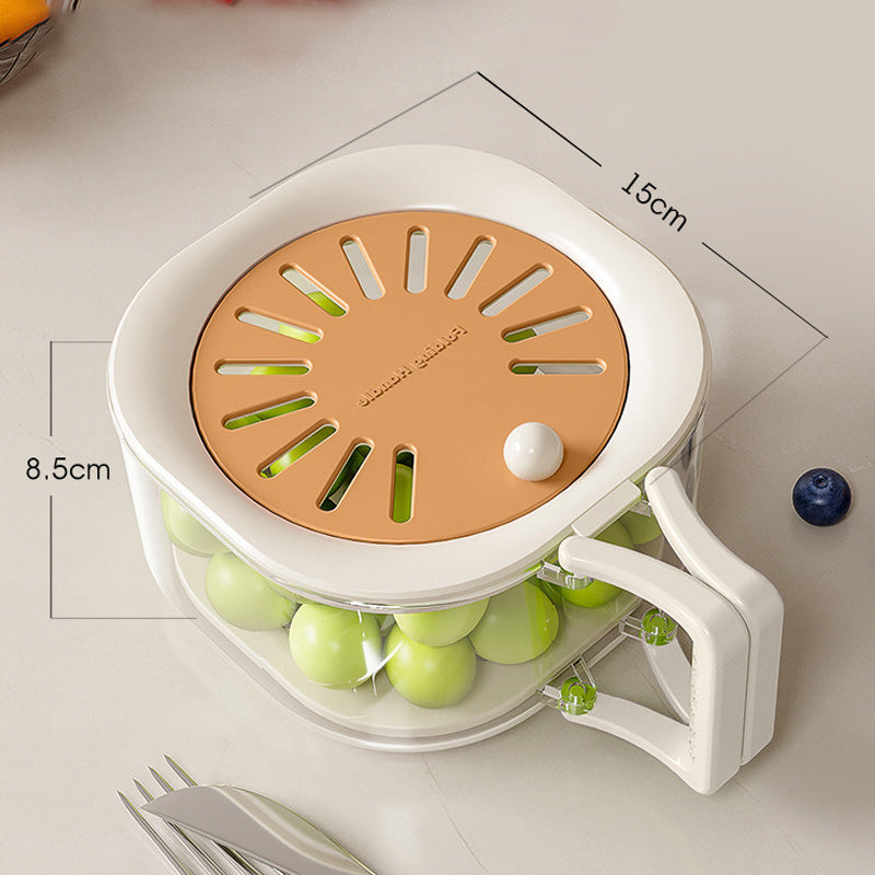 2-in-1 Multifunctional Telescopic Drainage Basket for Fruits and Vegetables