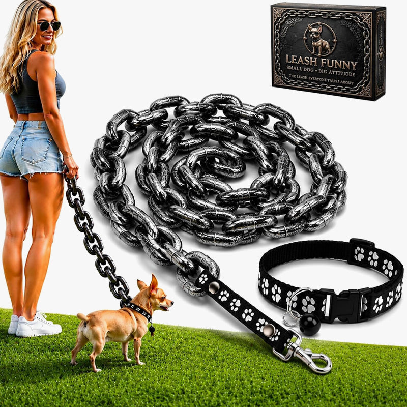 Giant Chain Style Lightweight Plastic Dog Leash for Small Dogs