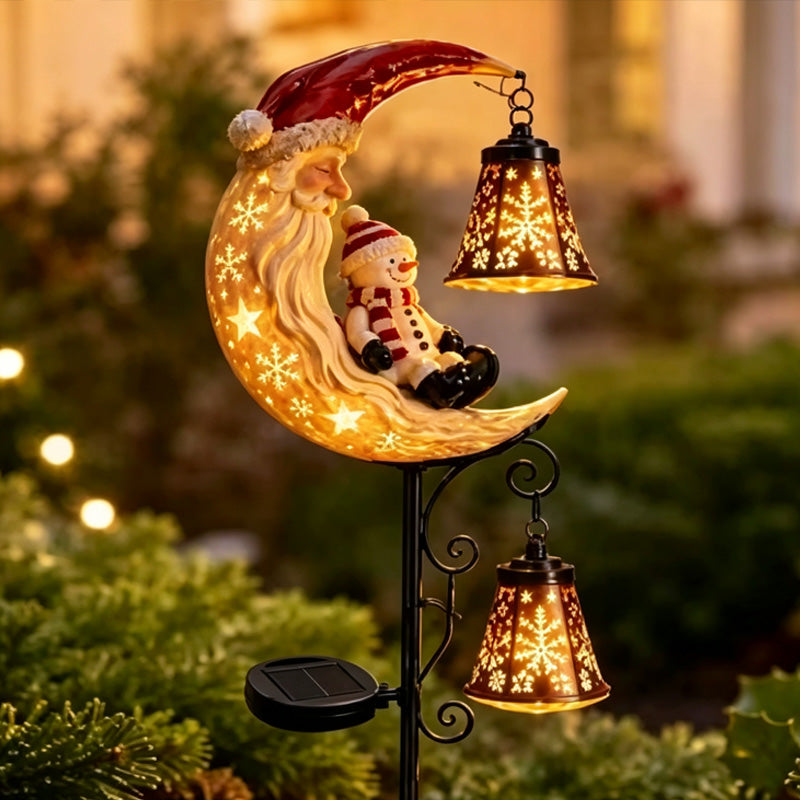 Christmas Snowman Solar Garden Stake Light