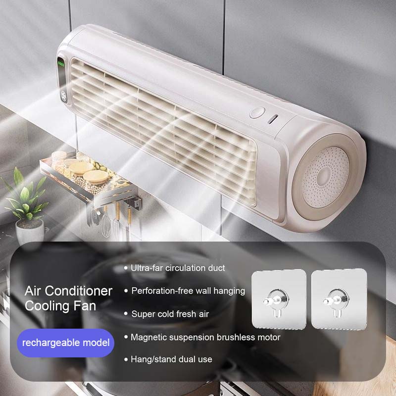 Punchless Wall-mounted Electric Fan Air Conditioning