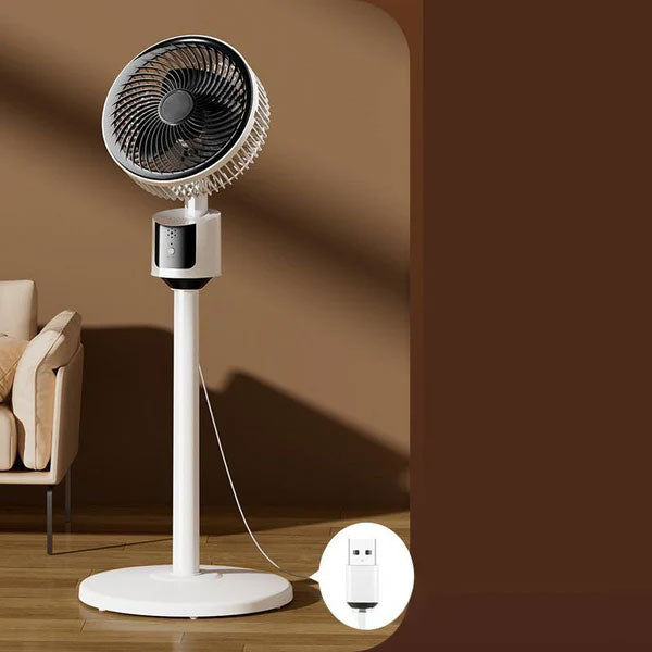 ❄️🔥USB-powered, quiet, energy-saving pedestal fan with airflow🍃
