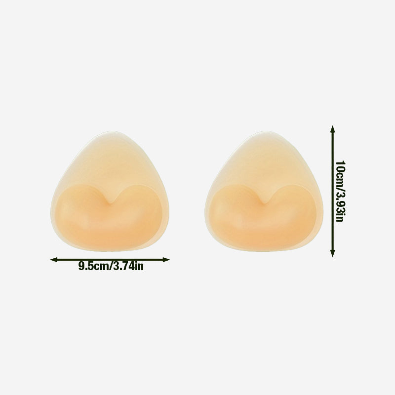 Invisible Push-Up Triangle Bra Pads for Swimwear & Bikinis | Self-Adhesive Waterproof Breast Enhancers | Reusable & Discreet Inserts